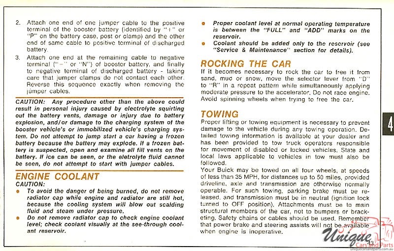 1971 Buick Skylark Owners Manual Page 65